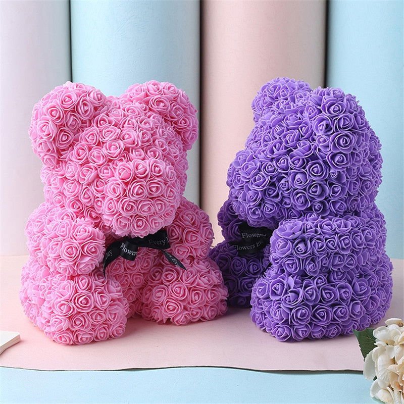 Lisslune | ROSÉLURE – Everlasting Rose Bear for Special Occasions