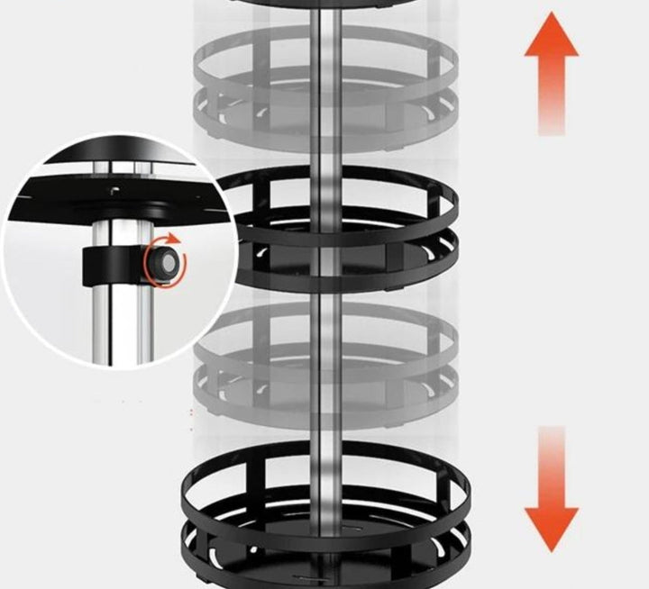 Lisslune | Rotating Storage Rack - TwistRack 360°