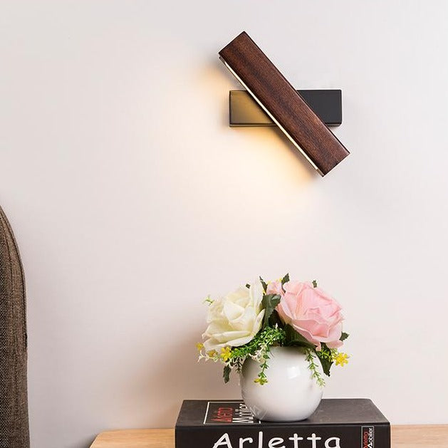 Lisslune | Rotatable Wood LED Wall Lamp - Jasper