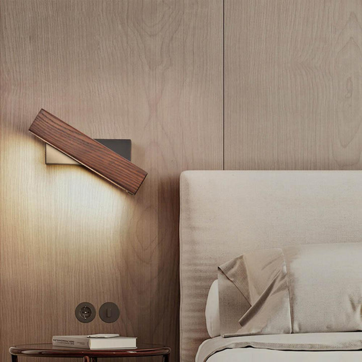 Lisslune | Rotatable Wood LED Wall Lamp - Jasper