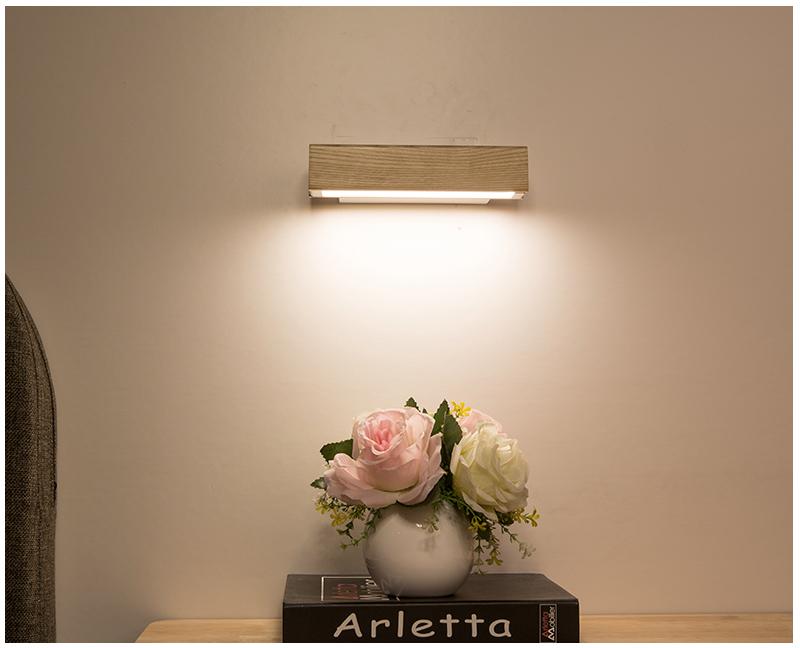 Lisslune | Rotatable Wood LED Wall Lamp - Jasper