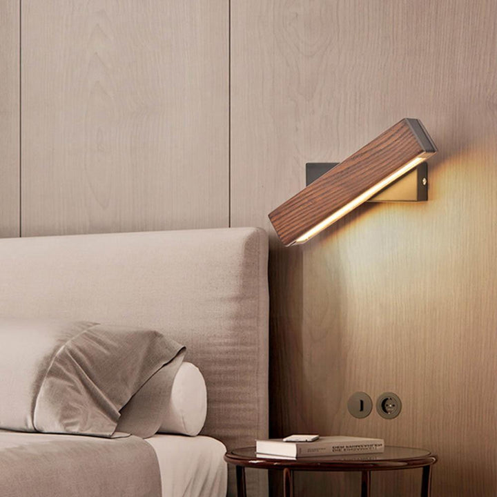 Lisslune | Rotatable Wood LED Wall Lamp - Jasper