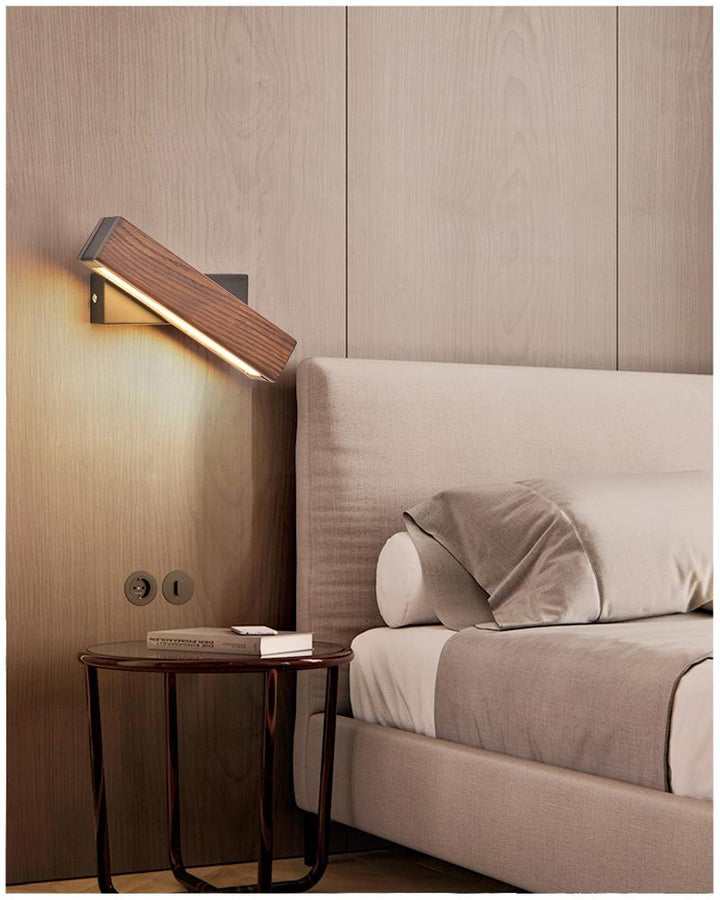 Lisslune | Rotatable Wood LED Wall Lamp - Jasper
