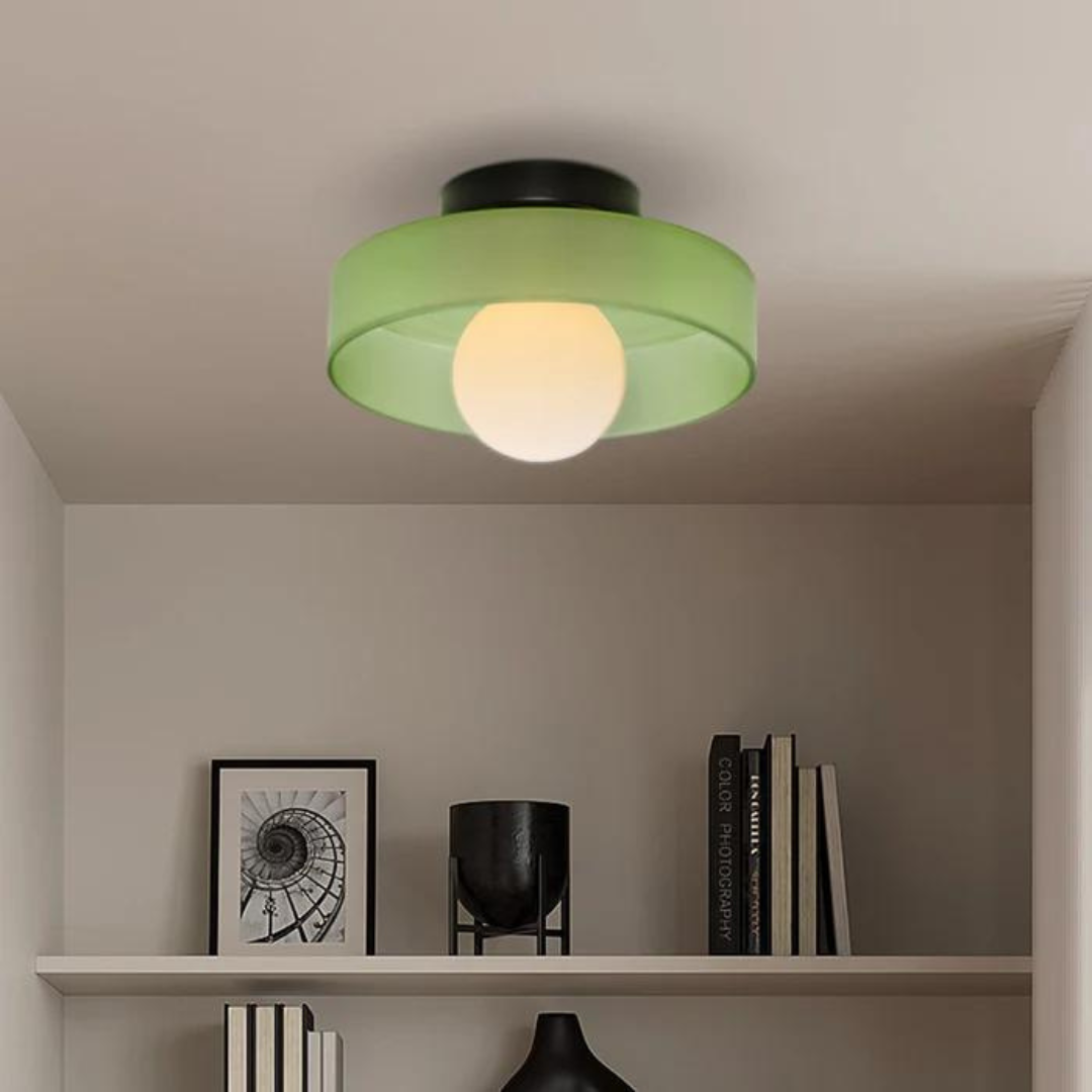 Lisslune | Round Ceiling Light with Stylish Functionality - LumiSphere