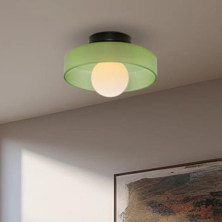 Lisslune | Round Ceiling Light with Stylish Functionality - LumiSphere