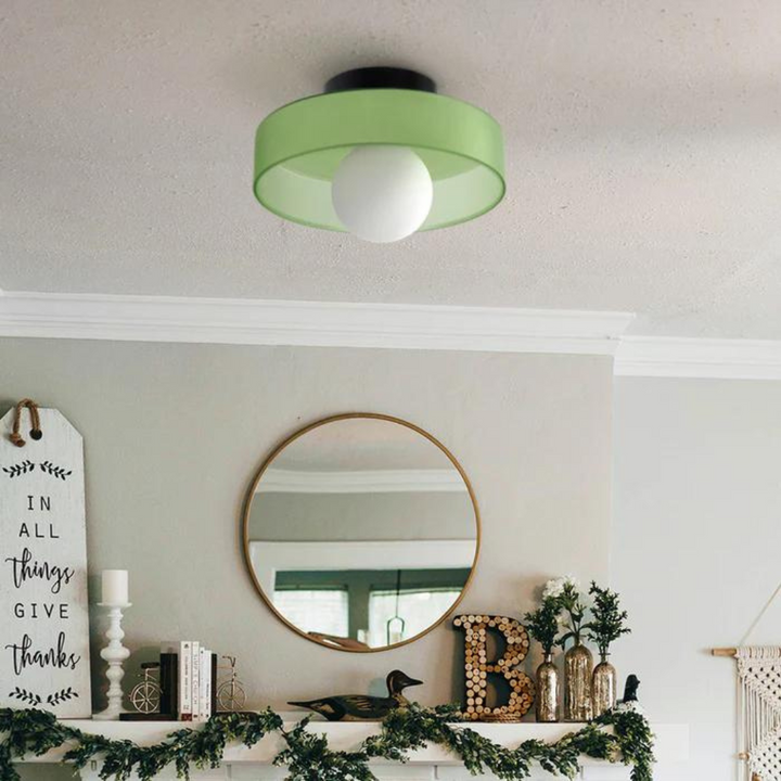 Lisslune | Round Ceiling Light with Stylish Functionality - LumiSphere