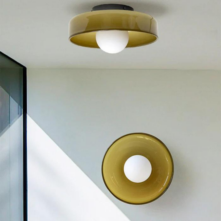 Lisslune | Round Ceiling Light with Stylish Functionality - LumiSphere