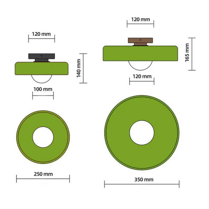 Lisslune | Round Ceiling Light with Stylish Functionality - LumiSphere