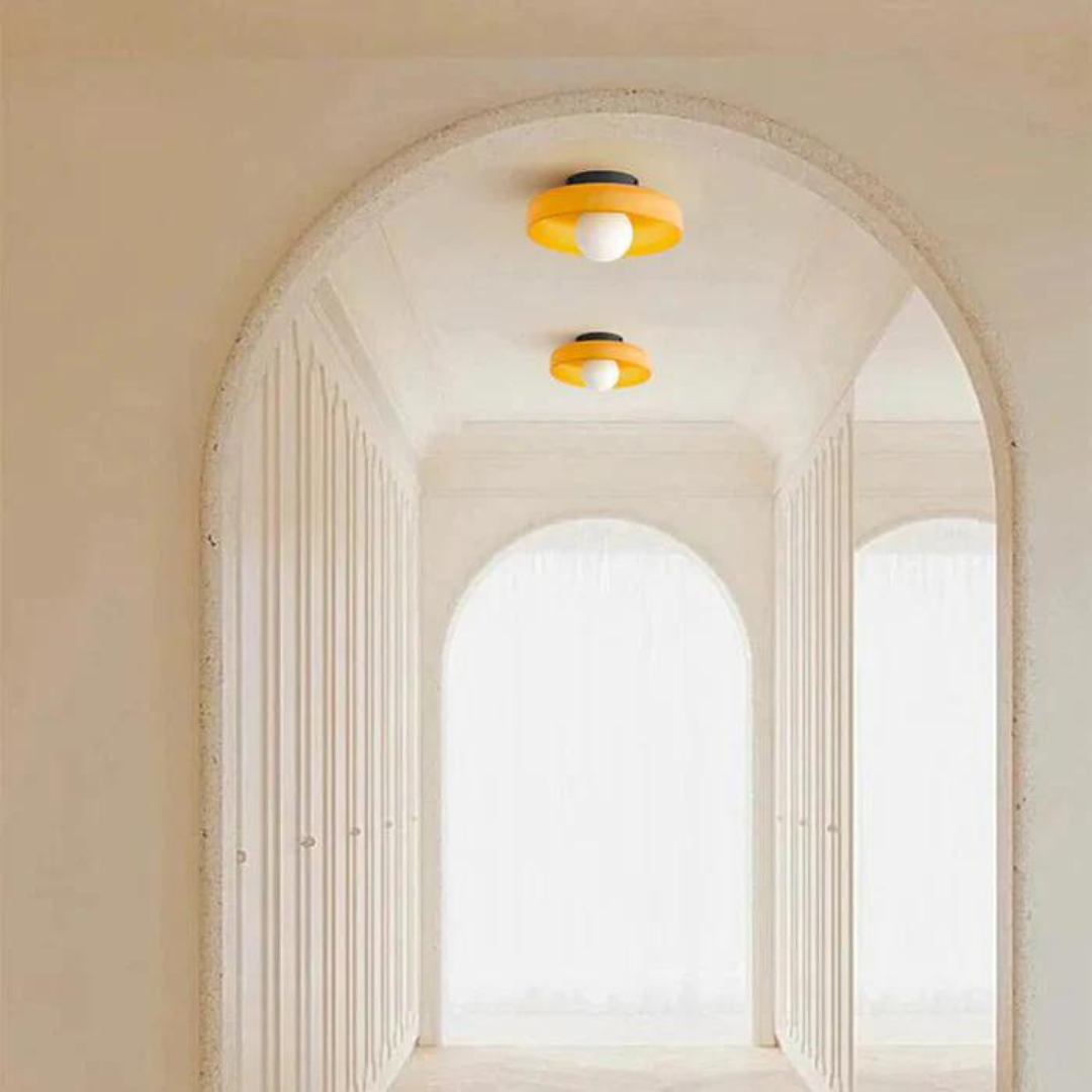 Lisslune | Round Ceiling Light with Stylish Functionality - LumiSphere