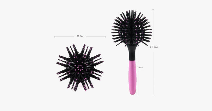 Lisslune | 360 spherical styling curl hair comb