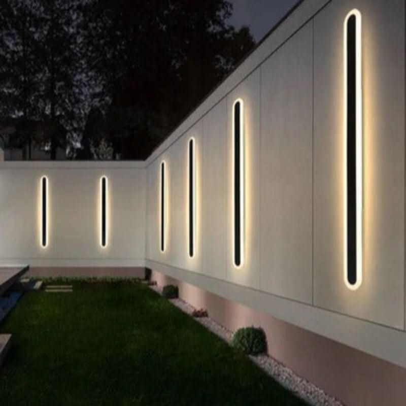 Lisslune | Rounded Edge Aluminum LED Outdoor Wall Light