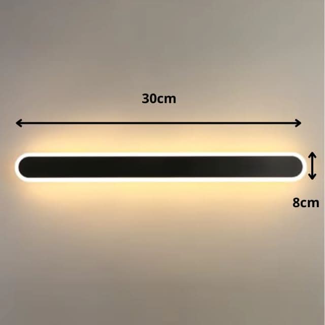Lisslune | Rounded Edge Aluminum LED Outdoor Wall Light
