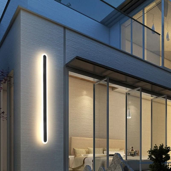 Lisslune | Rounded Edge Aluminum LED Outdoor Wall Light