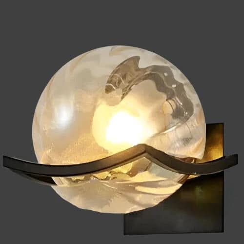 Lisslune | Modern LED Wall Lamp with Glass Panel