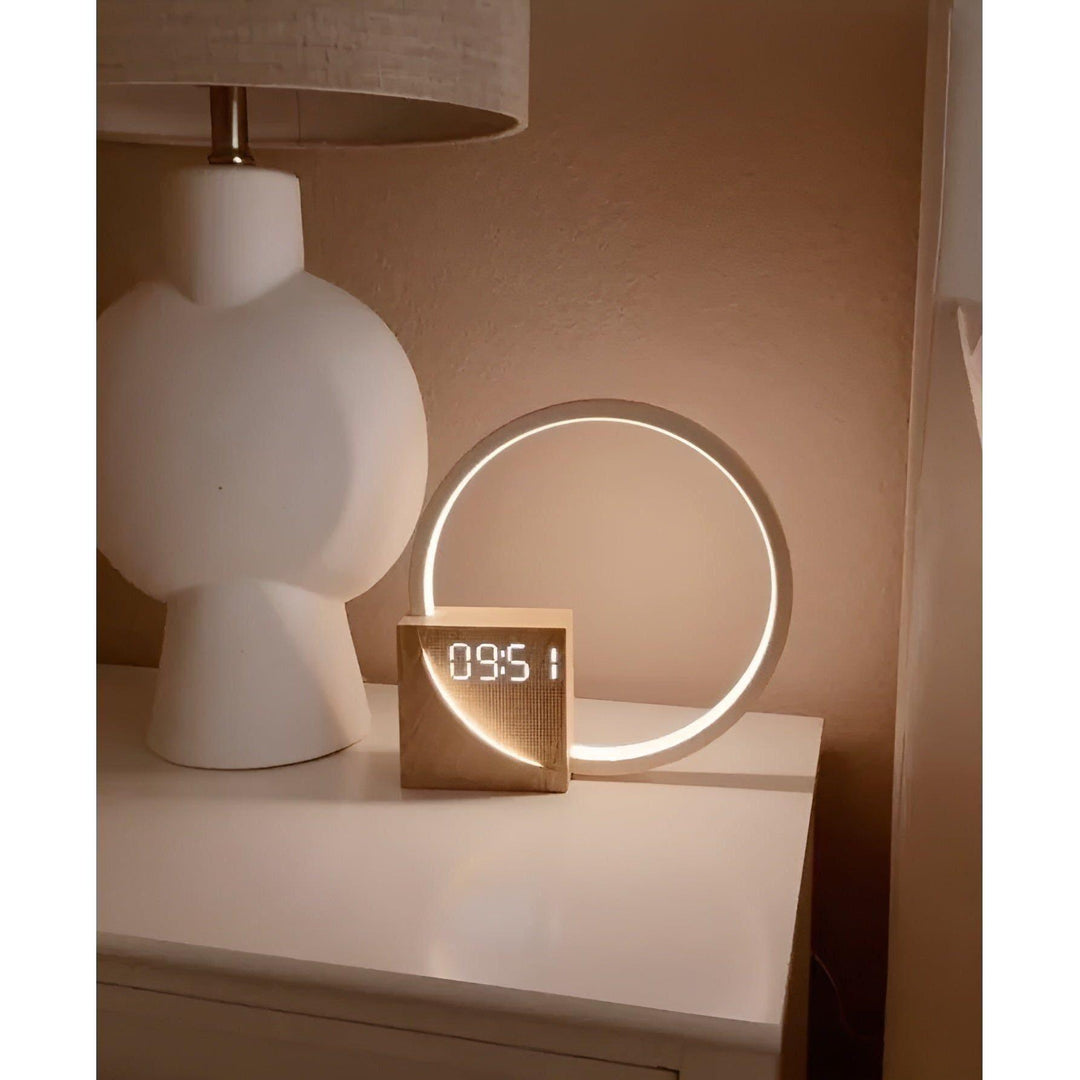 Lisslune | Smart Snooze – Sunrise Simulation Alarm Clock with Dimmable Touch Lamp & Soothing Sounds