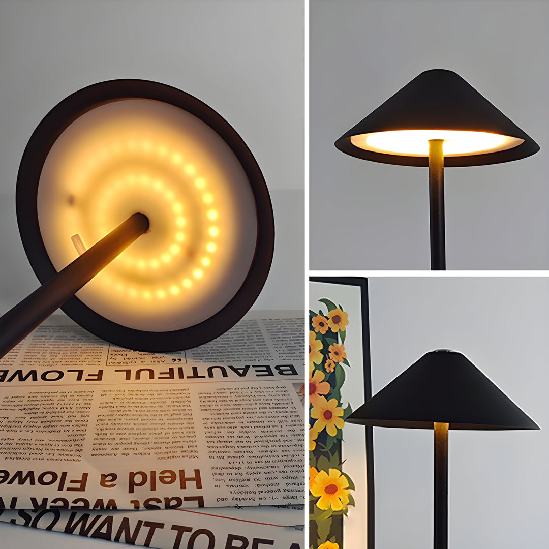 Lisslune | Minimalistic dimmable Touch table lamp - waterproof and rechargeable light Color