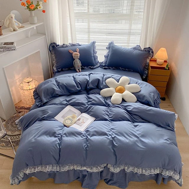 Rynx | Ruffle Lace Bedding Set
