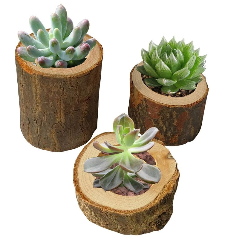 Rynx | Rustic Log Candle Holder