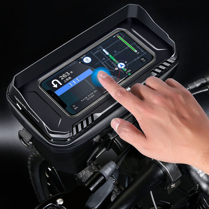 Lisslune | Bicycle handlebar bag for smartphones and essentials - RideEase