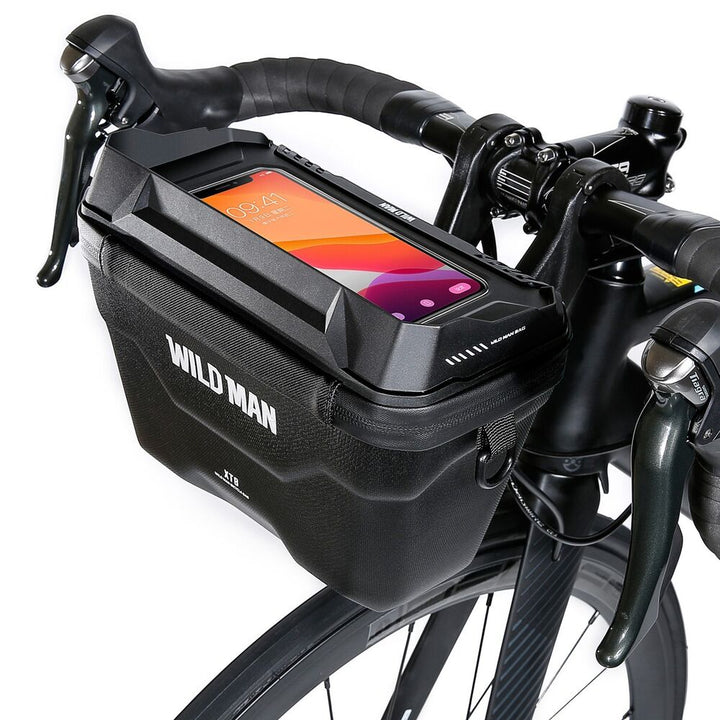 Lisslune | Bicycle handlebar bag for smartphones and essentials - RideEase