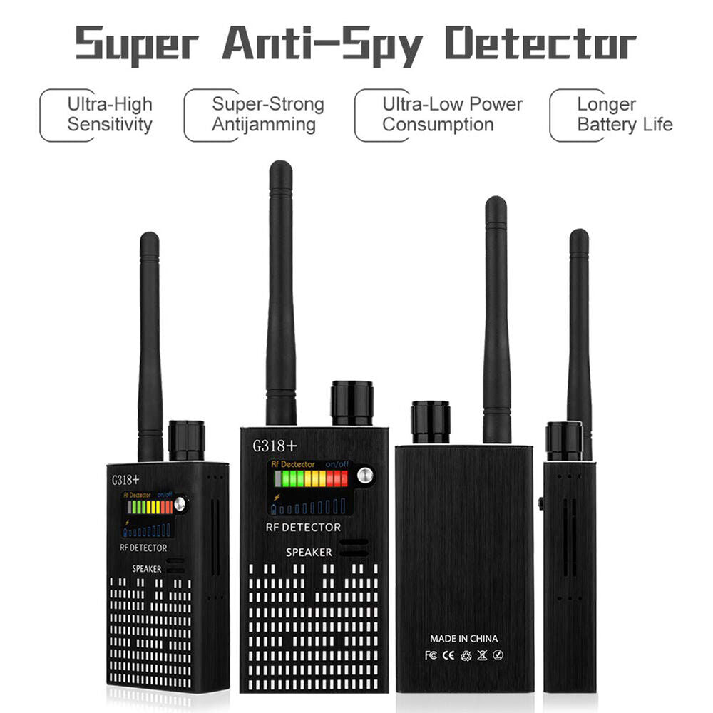 Lisslune | Spy Signal Wall Detector, HF Detector, hidden camera, laser lens, GSM GPS device finder