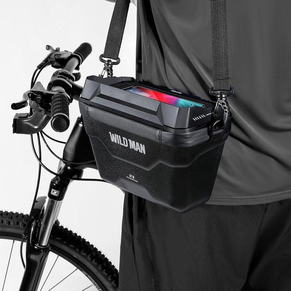 Lisslune | Bicycle handlebar bag for smartphones and essentials - RideEase