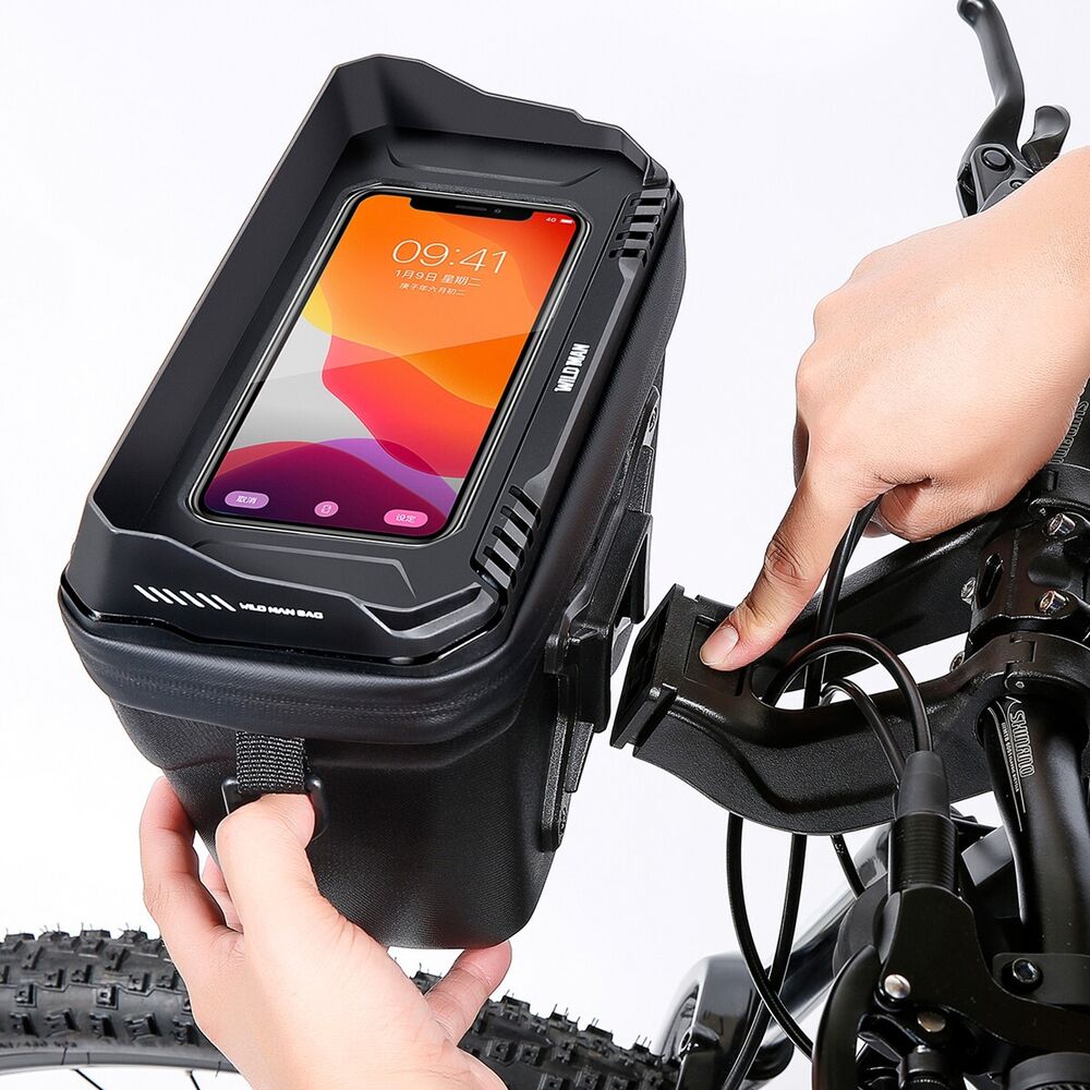 Lisslune | Bicycle handlebar bag for smartphones and essentials - RideEase