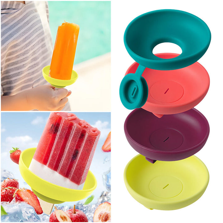 Lisslune | Silicone Ice Cream Holder – Drip Protection for Ice Lollies & Cones
