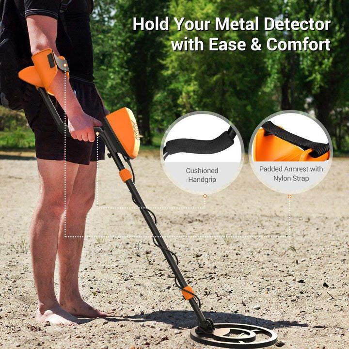 Lisslune | Best Gold Metal Detector | Handheld All-Metal Pinpoint Detector for Adults & Kids