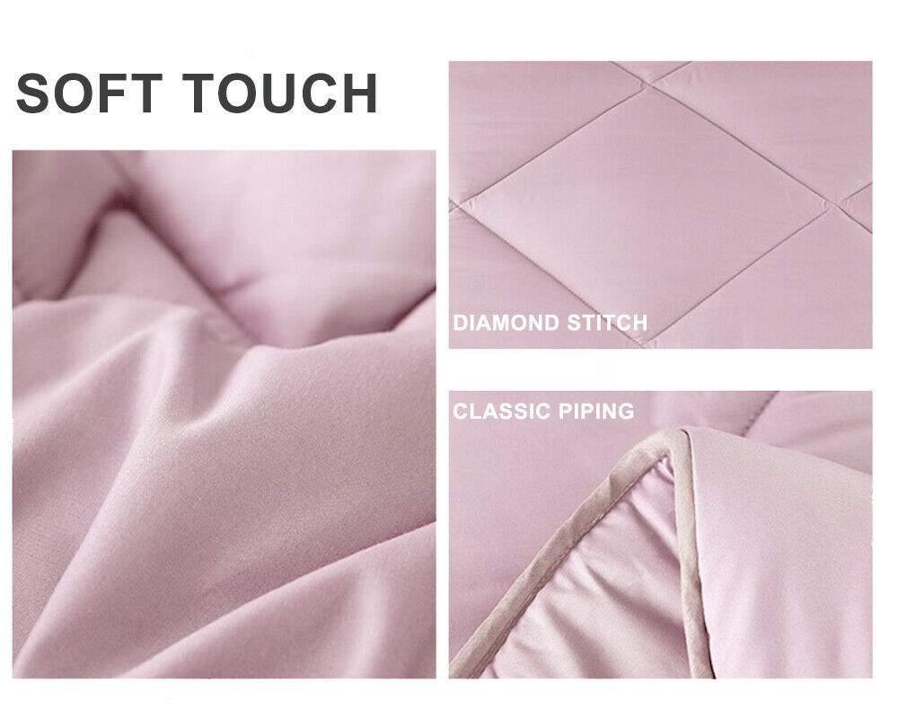 Lisslune | Doona Quilt Microfiber - All Seasons - Pink