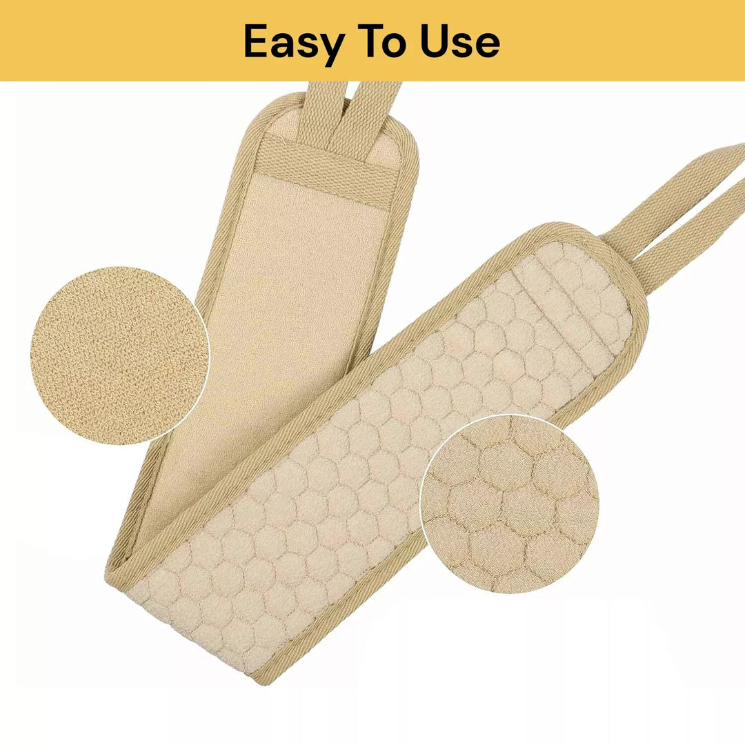 Lisslune | Back strap loofah - body scrub aid