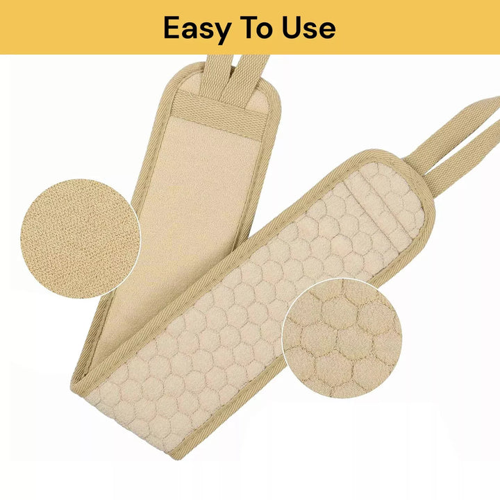 Lisslune | Back strap loofah - body scrub aid