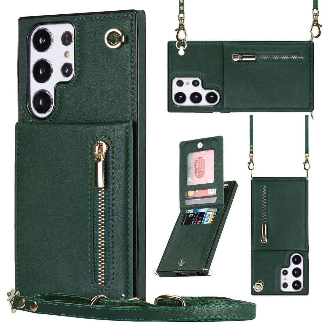 Lisslune | 3in1 Phone Case with Card and Coin Pocket Crossbody Bag