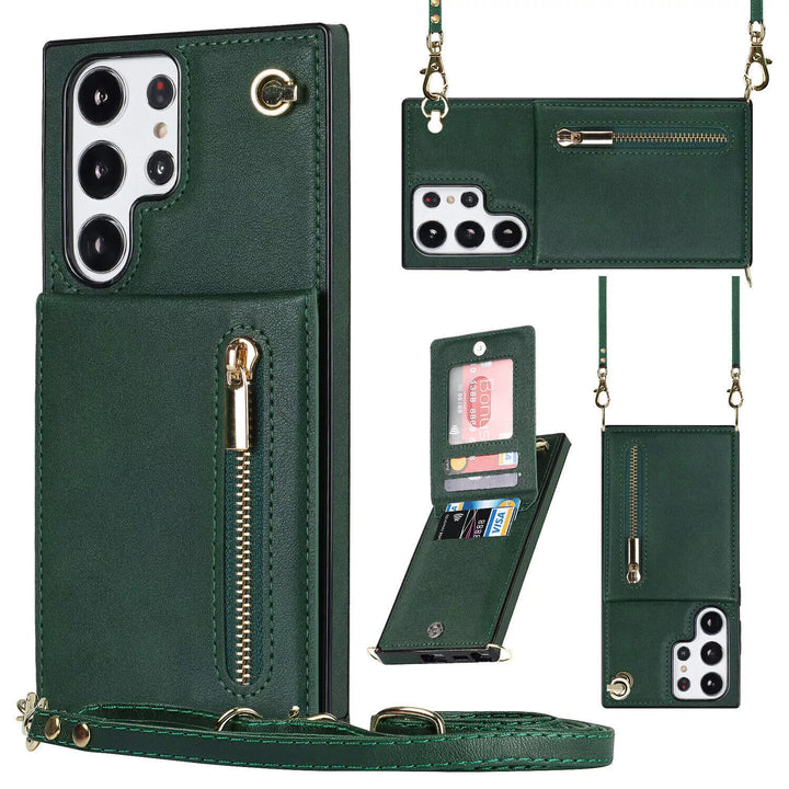 Lisslune | 3in1 Phone Case with Card and Coin Pocket Crossbody Bag