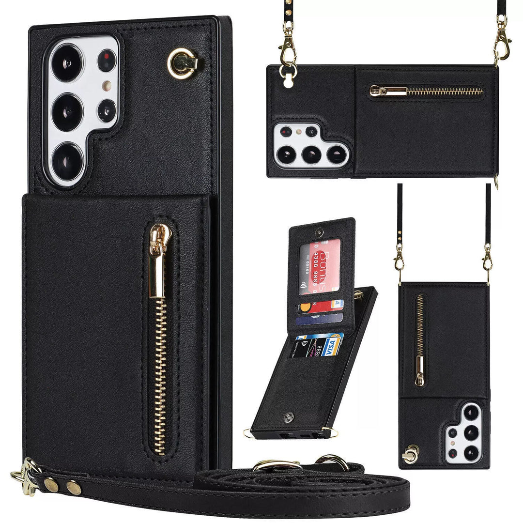 Lisslune | 3in1 Phone Case with Card and Coin Pocket Crossbody Bag