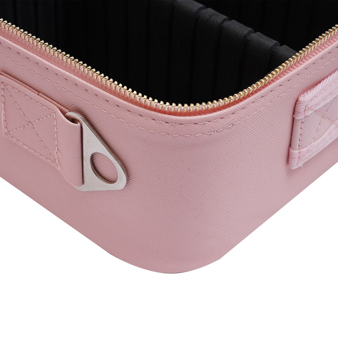 Lisslune | Portable Travel Makeup Case with LED Mirror & Adjustable Light