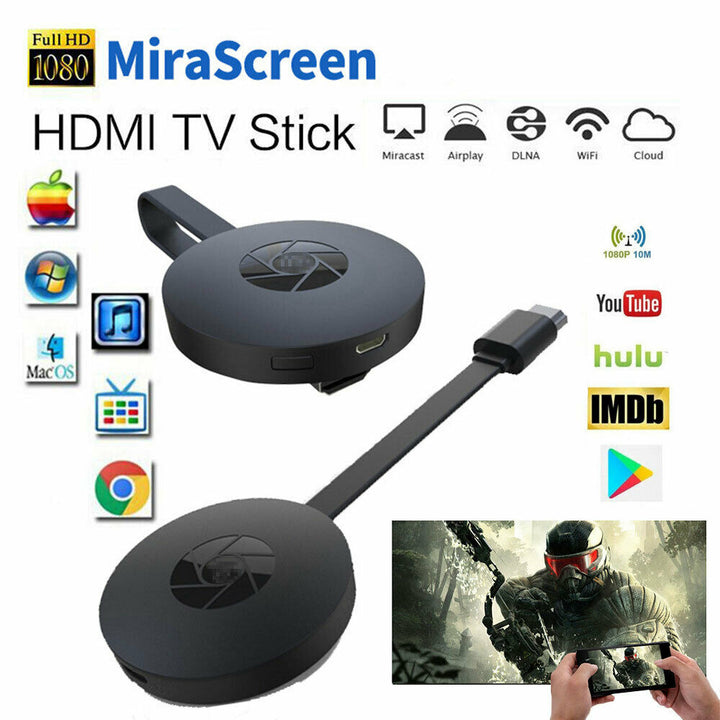 Lisslune | Portable Wireless HDMI TV Receiver l Portable 1080P Display HDMI TV Receiver