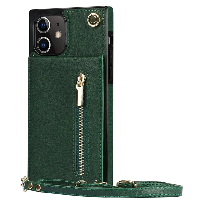 Lisslune | 3in1 Phone Case with Card and Coin Pocket Crossbody Bag