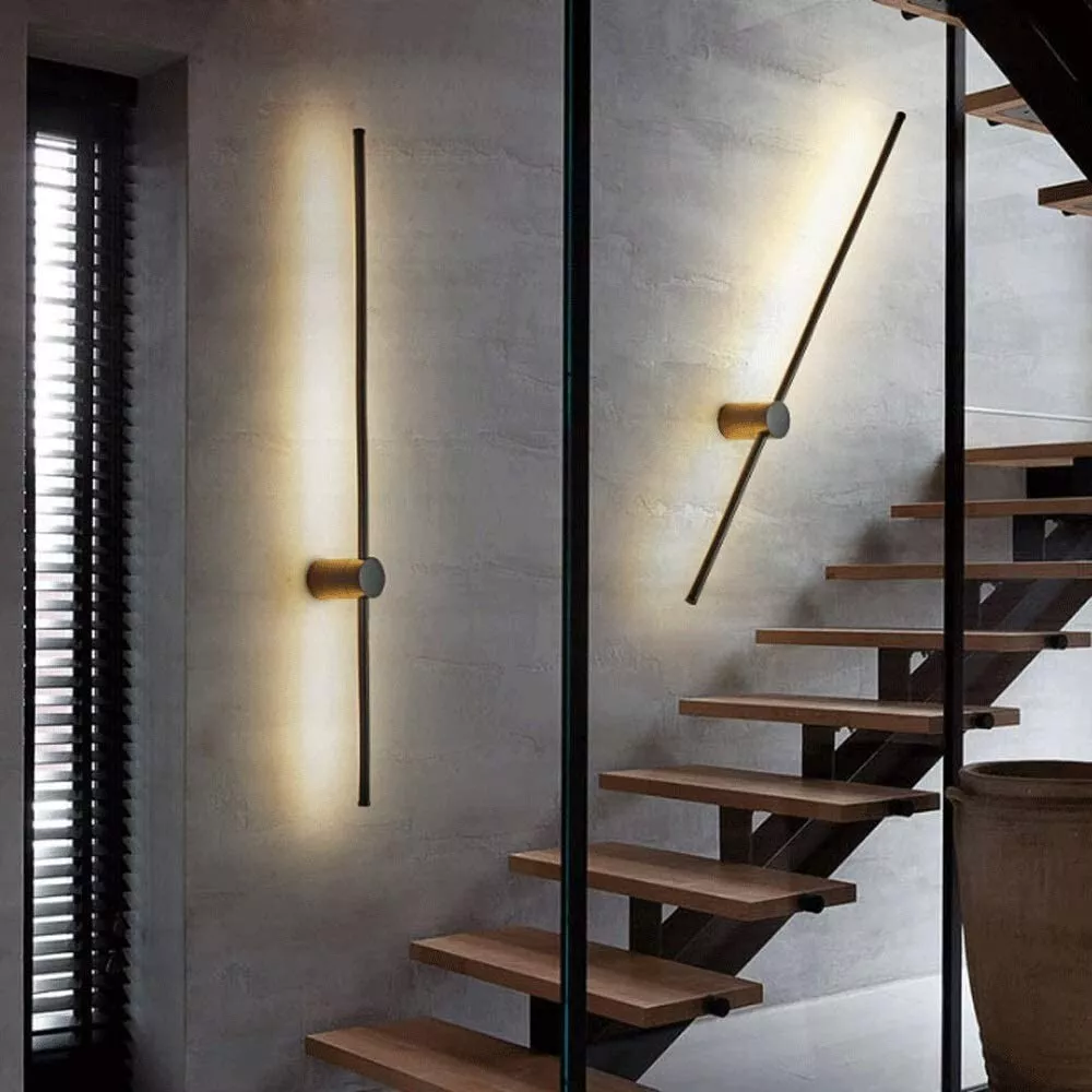 Lisslune | LED Outdoor Wall Light Fixture - Waterproof Luminous Line Design for Patios, Gardens & Walkways