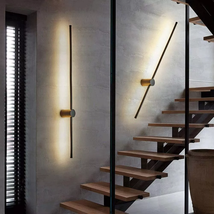 Lisslune | LED Outdoor Wall Light Fixture - Waterproof Luminous Line Design for Patios, Gardens & Walkways