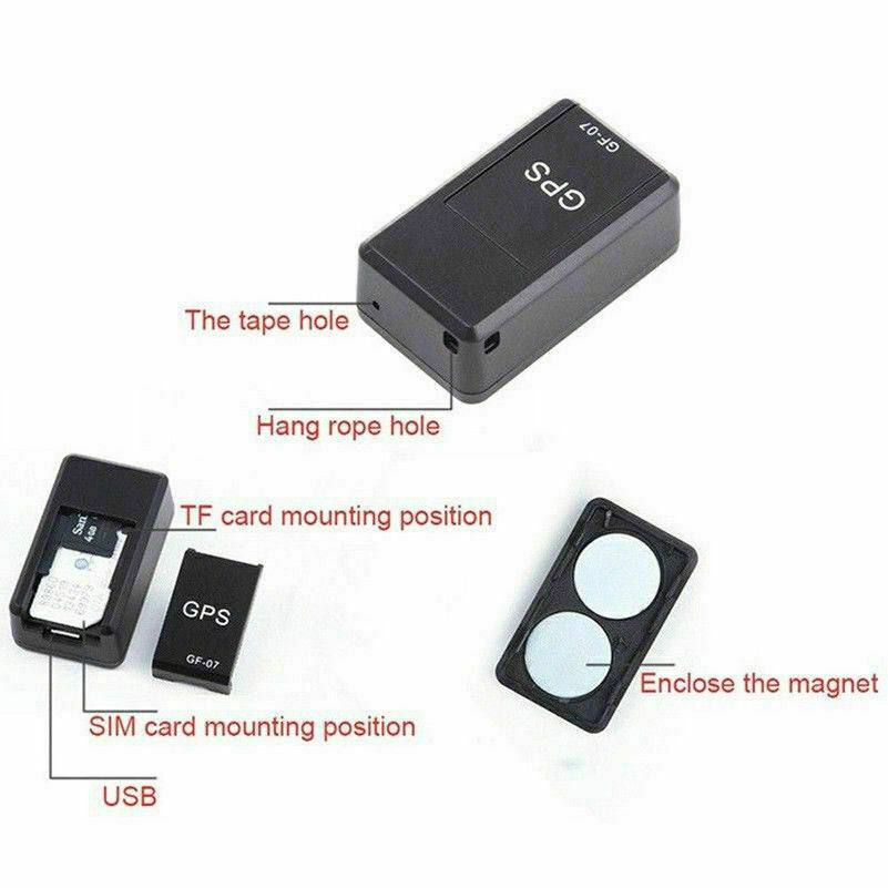 Lisslune | Mini Real Time GPS Tracker Device | Small Size and Light Weight