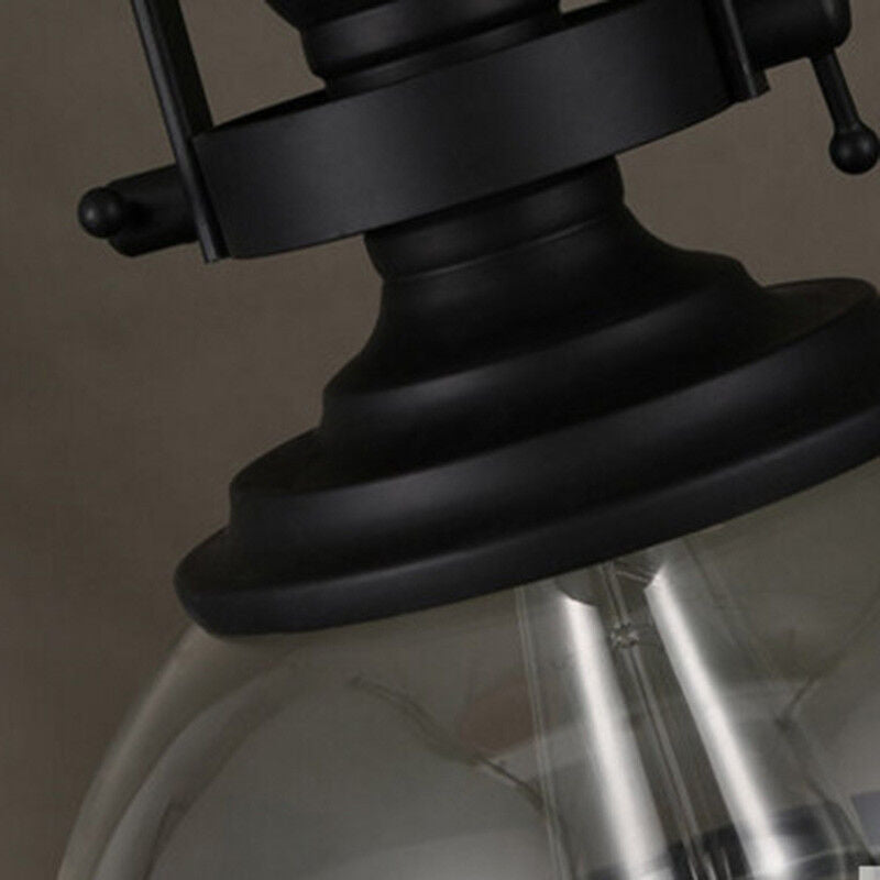 Lisslune | Antique Glass Iron Retro Industrial Chandelier Pendant Ceiling Lights