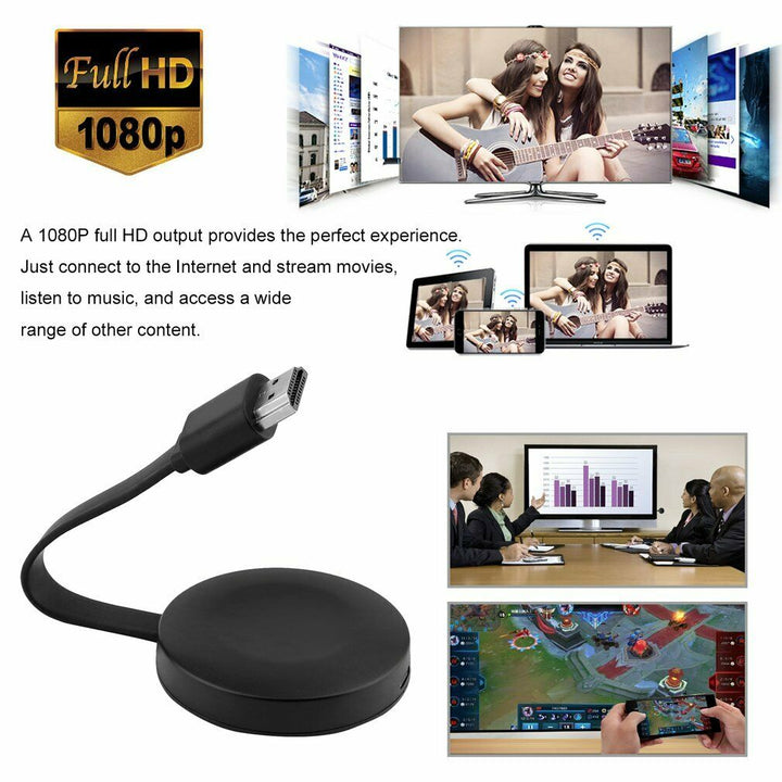 Lisslune | Portable Wireless HDMI TV Receiver l Portable 1080P Display HDMI TV Receiver