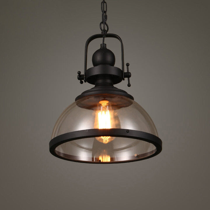 Lisslune | Antique Glass Iron Retro Industrial Chandelier Pendant Ceiling Lights