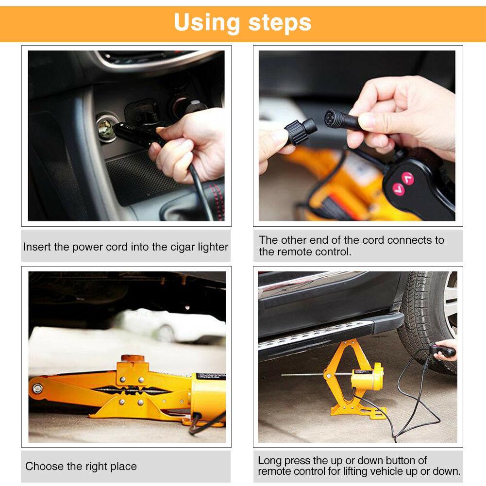 Lisslune | Electric Scissor Jack - 12v Scissor Jack