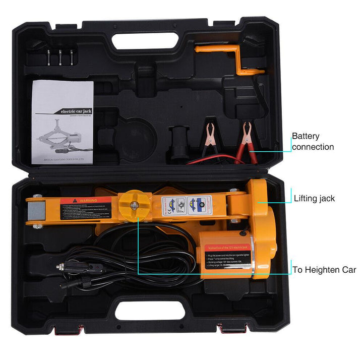 Lisslune | Electric Scissor Jack - 12v Scissor Jack