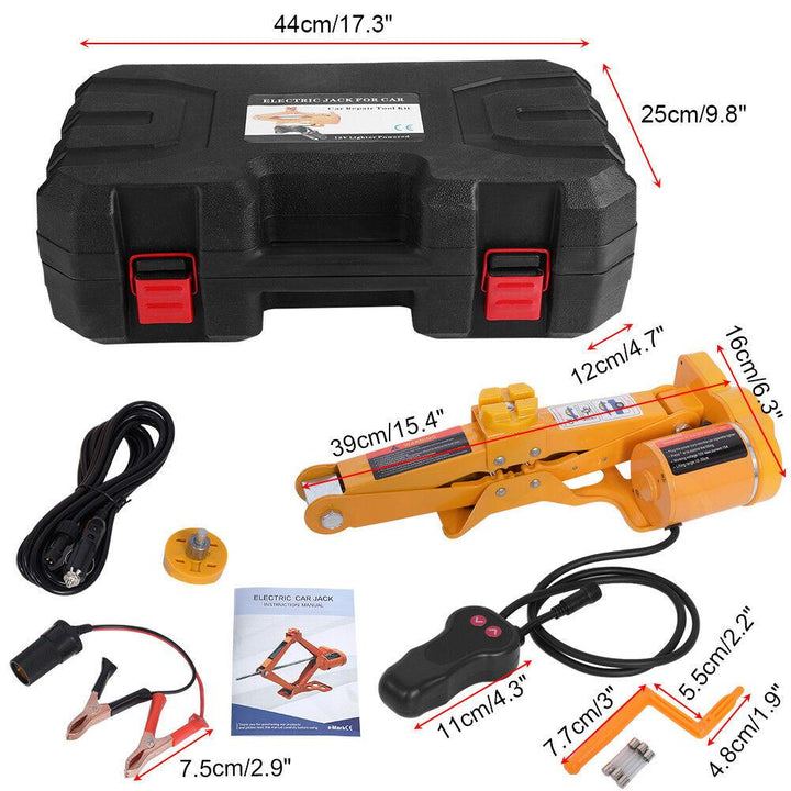 Lisslune | Electric Scissor Jack - 12v Scissor Jack