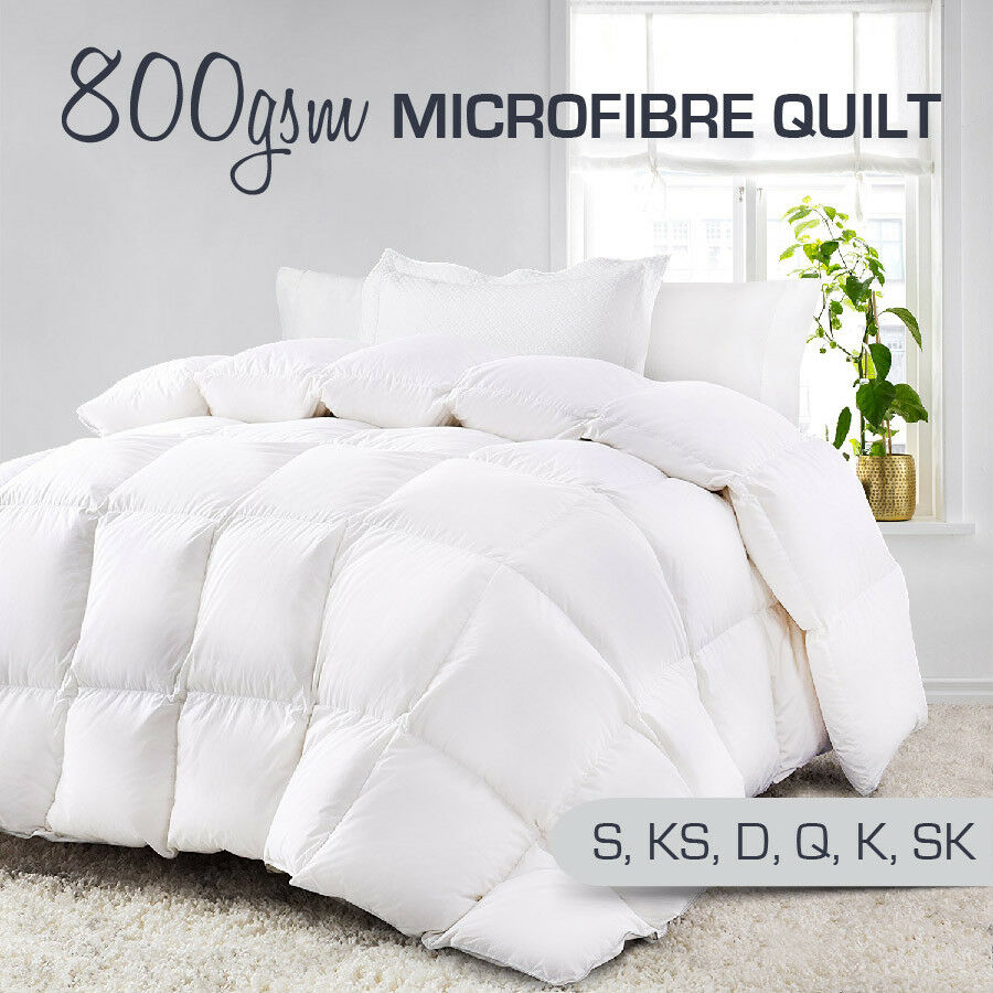 Lisslune | Doona Quilt Microfiber - All Seasons - White