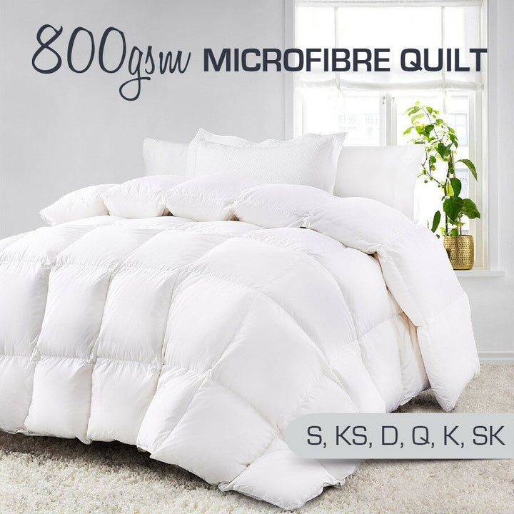 Lisslune | Doona Quilt Microfiber - All Seasons - White