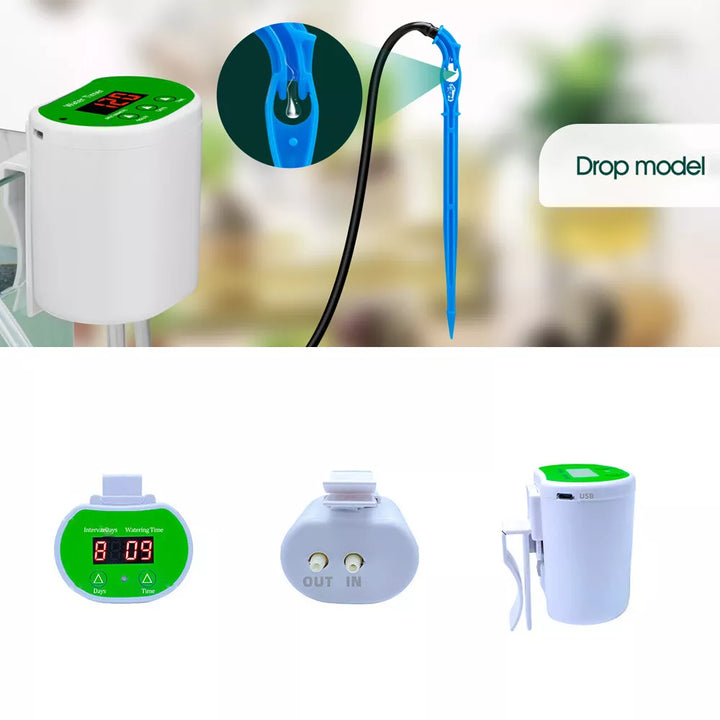 Lisslune | Automatic Watering System for Indoor Plants | Smart Irrigation with Pump & Timer
